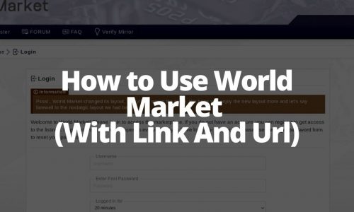 How to Use World Market (With Link And Url)