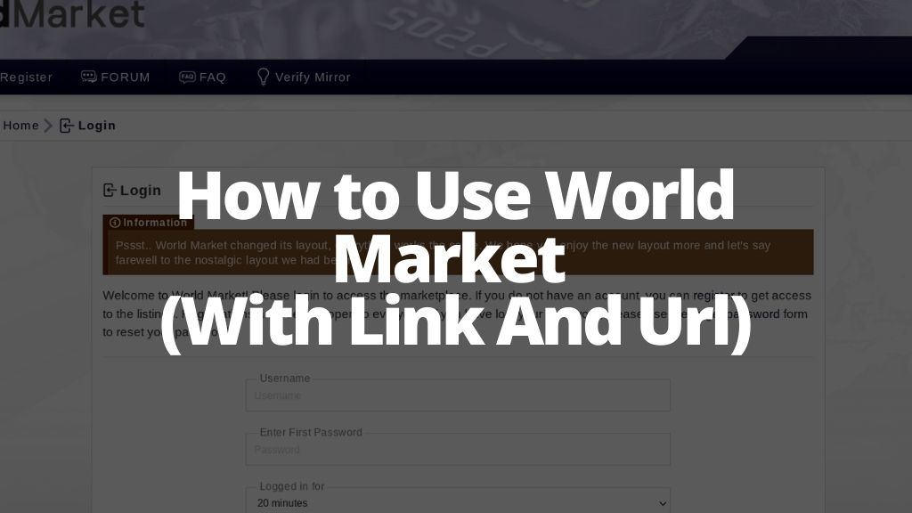 How to Use World Market