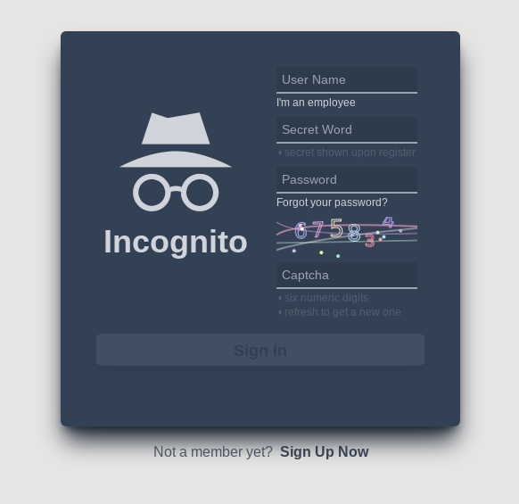 incognito market login