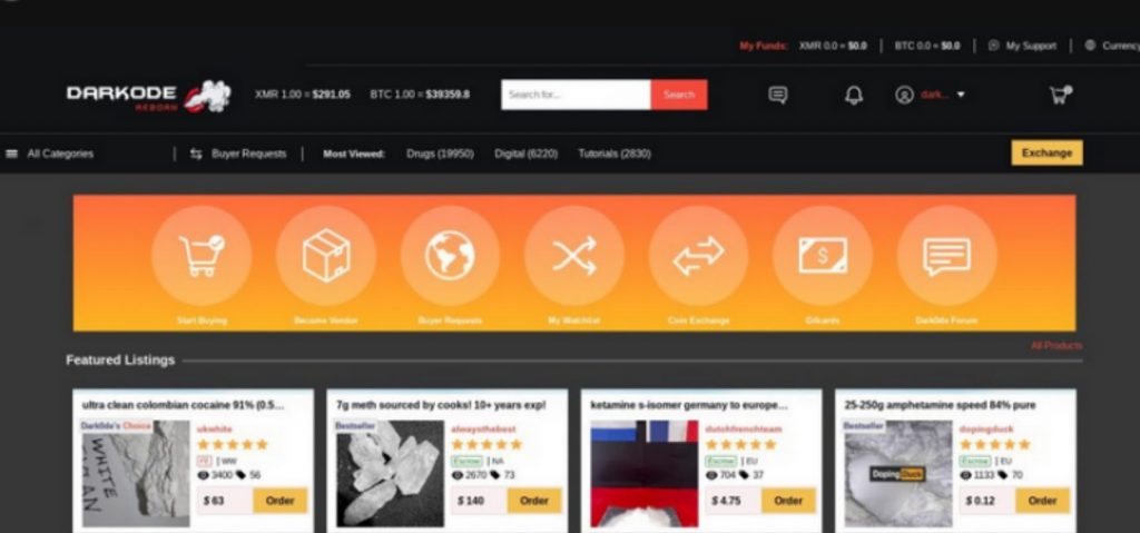dark0de darknet market homepage
