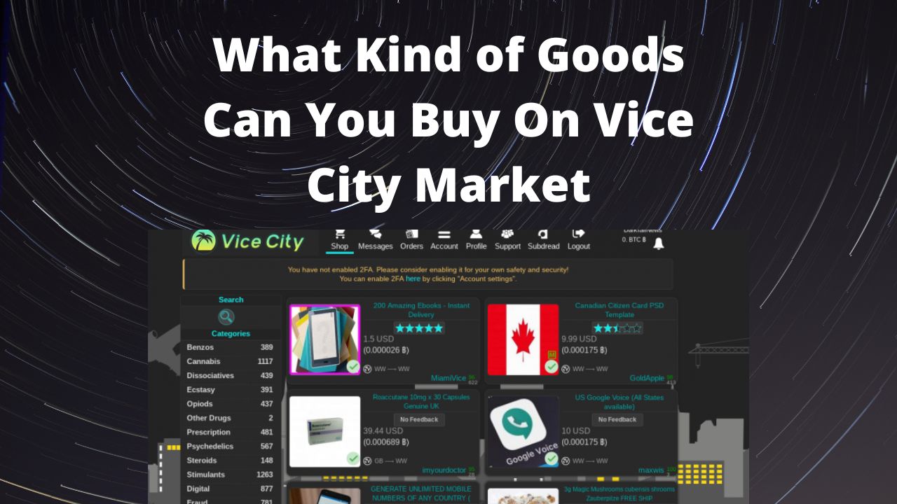 What Kind of Goods Can You Buy On Vice City Market
