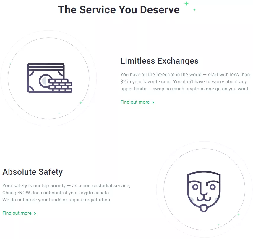 Changenow the service you deserve