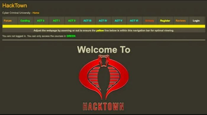 HackTown darknet forum