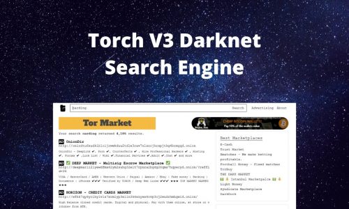 Torch V3 Darknet Search Engine