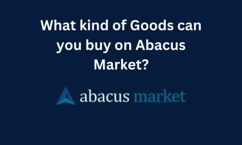 What kind of Goods can you buy on Abacus Market?5 (1)