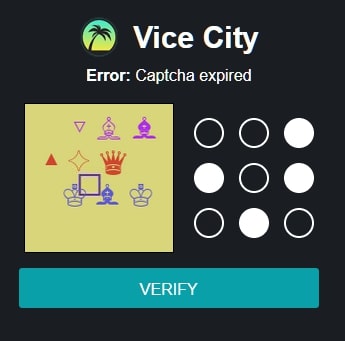 how to solve vice city market captcha