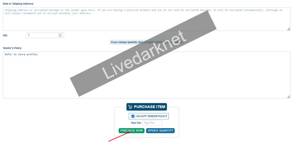 making a purchase on abacus darknet market