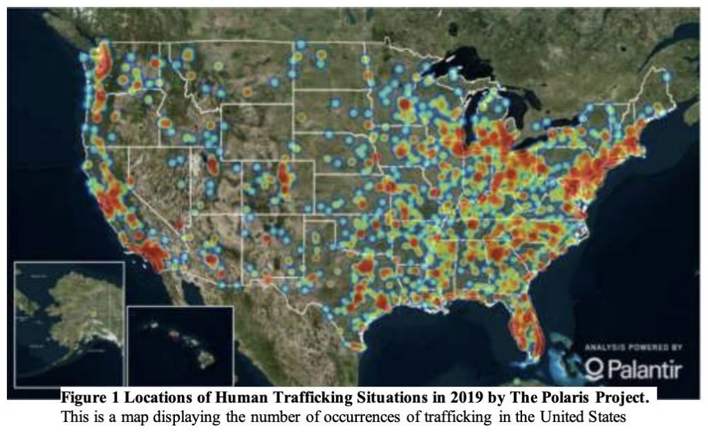 human trafficking hotspots USA