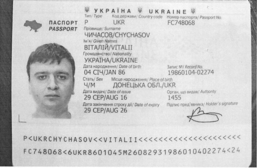 Vitalii Chychasov Passport SSNDOB Admin 2