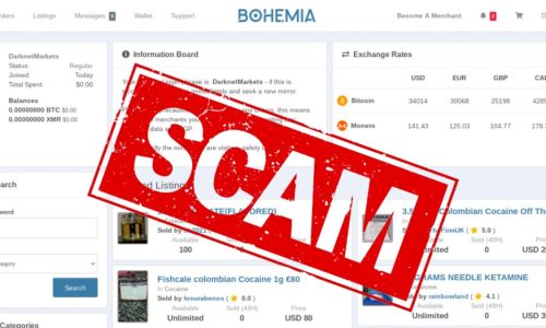 Bohemia Darknet Market Exit Scam
