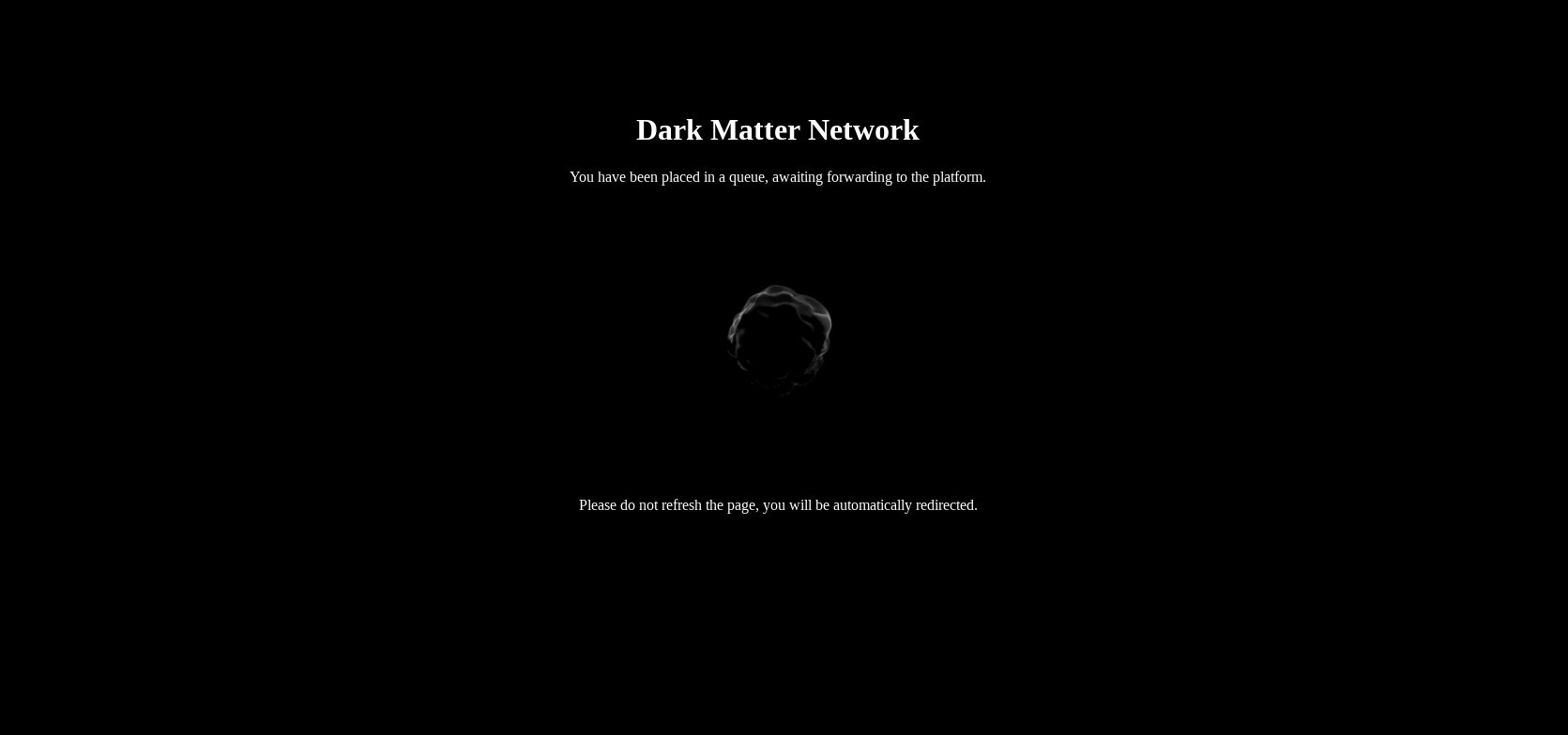 Dark Matter market network image