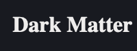 DarkMatter Market Darknet market Logo